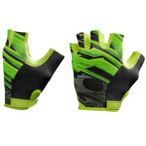 Gants de cyclisme pour hommes à prix de gros, antidérapants, demi-doigts, respirants, en nylon de haute qualité, personnalisables, pour l'extérieur, été - Product Image 3