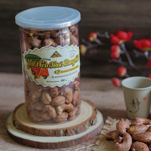 Noix de cajou grillées biologiques non décortiquées salées de qualité supérieure 380g W240 en pot, meilleur rapport qualité-prix, marque Dong Phu, durée de conservation 12 mois, Vietnam - Product Image 5