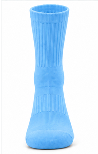 High Quality Wholesale Cotton Crew <b>Socks</b> Custom Logo Embroidery Jacquard Knitted Sports <b>Socks</b> for Men <b>Women</b> Casual Fashion - Product Image 2