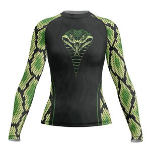 Custom Made Unisex Rashguard OEM Silk Screen Printed UPF 50+ UV Protection Compression Lightweight Polyester/Spandex Quick Dry - Product Image 1
