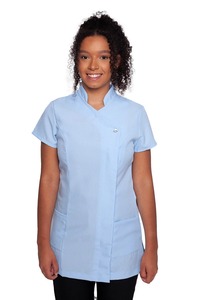 Tunique de travail à boutons pour salon de beauté, uniforme de coiffeur, uniforme d'esthéticienne, uniforme de masseur, uniforme de spa - Product Image 2