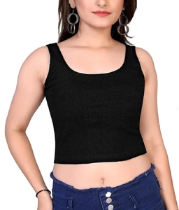 Meilleure vente estivale : Débardeur à fines bretelles pour femmes, coupe ajustée, style crop top, pour adolescentes et femmes, de haute qualité, basique mais au look élégant - Product Image 3