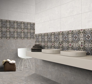 Azulejos cerámicos de la colección satin matt duraderos, con superficie suave al tacto, para revestimiento de paredes y pisos, uso residencial. - Product Image 1