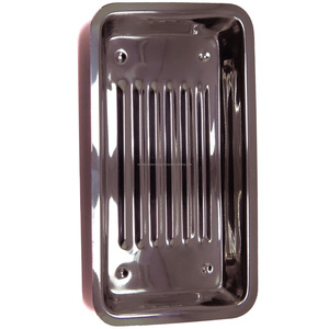 Bandeja Rectangular Ergonómica de Acero Inoxidable Plateada con Rebordes para Almacenamiento de Instrumentos Quirúrgicos Dentales - Product Image 6