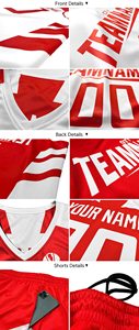 Lightweight Performance Fabric for Training & Matches Modern Basketball Uniform Outfit Sweat-Wicking Jersey and <b>Shorts</b> Combo - Product Image 5