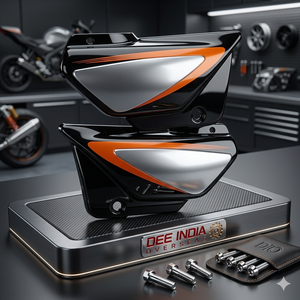 Cache latéral de moto pour Hero Splendor |   Panneau latéral de vélo |   Corps en ABS durable - Product Image 2