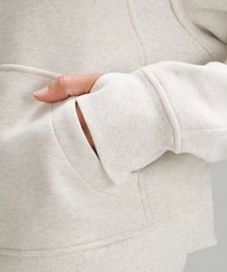 Sudadera con Capucha Corta Personalizada para Mujer, de Felpa Gruesa, Estilo Oversize, para Invierno - Product Image 4