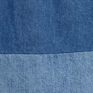 Men Cotton Denim Mid Blue Double Pocket Western <b>Shirt</b> Custom Long Sleeve Workwear Top with Contrast Stitching - Product Image 6