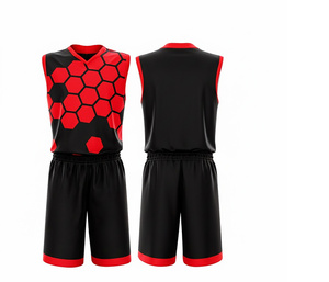 Uniforme de Baloncesto Profesional con Sublimación Completa, Jersey y Pantalones Cortos de Poliéster Transpirable para Hombre y Mujer - Product Image 1