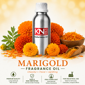 Huile parfumée de marigold, parfum floral herbacé frais, parfum de qualité supérieure, Tagetes erecta, écologique, fabricant en gros, exportateur mondial - Product Image 1