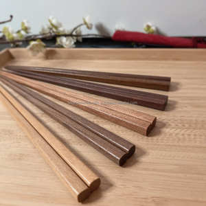 Palillos de madera rústicos, utensilios asiáticos de estilo tradicional hechos a mano para una auténtica experiencia de restaurante en casa - Product Image 2