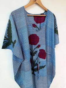 Nouvelle Robe de Nuit Femme Évasée Imprimé Animal en Coton Doux Indien, Longueur Genou, Style Kaftan, avec Dentelle, pour Plage ou Cadeau Demoiselle d'honneur - Product Image 5