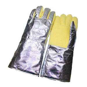 Guantes STALWART IMPEX de Piel Dividida con Palma Aluminizada para Coser, Resistentes al Calor, para Soldadura, de Alta Resistencia, 8 oz - Product Image 3
