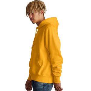 Nouveau style hiver 2026 – Sweats à capuche décontractés doublés, couleur unie, service OEM, logo personnalisé, 350 grammes, coupe ample, style hip-hop, en polaire pour hommes - Product Image 3
