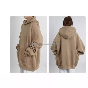 Sweat à capuche surdimensionné en coton éponge française de haute qualité pour hommes - Product Image 2