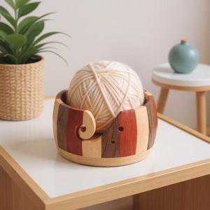 Wooden <b>Yarn</b> Bowls High Quality - Product Image 1