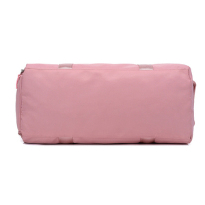 Unisex Pink Nylon Gym Duffel <b>Bag</b> 20-<b>30L</b> Solid Color Zipper Closure Casual Style Lightweight Soft Handle canvas gym <b>Bag</b> - Product Image 3