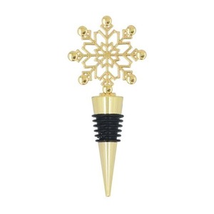 Bouchon à vin élégant en acier inoxydable avec finition métallique polie pour la conservation du vin et accessoires de table haut de gamme - Product Image 2