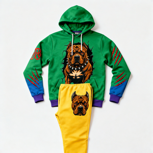 Conjunto Deportivo con Capucha de Forro Polar de Algodón para Hombre, Ropa de Entrenamiento Profesional, Nuevo Diseño, Logotipo Personalizado, Ajuste Cómodo - Product Image 6