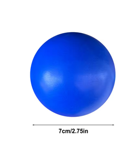 Ballon de médecine jaune en EPP 7 cm anti-éclatement pour l'exercice et le fitness - Product Image 4