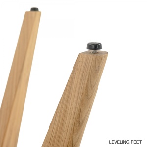 Mesa de Comedor Redonda de Madera, Estilo Escandinavo, Diseño Moderno, Muebles de Madera Maciza Estables para el Hogar - Product Image 4