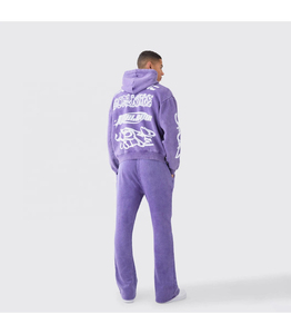 Conjunto Deportivo de Invierno para Hombre de Poliéster de Alta Calidad, Corte Ajustado, Traje Deportivo Liso para Correr - Product Image 1