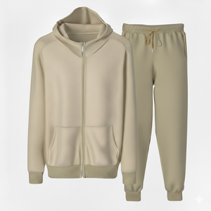 Logo personnalisé hommes survêtements marque privée ensembles de jogging tricot coton Premium Tech polaire survêtement pour homme, 100% coton - Product Image 1