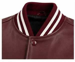 Veste varsity de haute qualité pour hommes avec col montant - Product Image 2