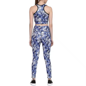 Ensemble de sport deux pièces pour femmes : soutien-gorge et leggings, tenue de fitness et de yoga personnalisée sans coutures - Product Image 5