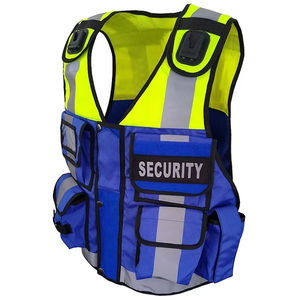 Chaleco de Trabajo Reflectante de Alta Visibilidad para Hombres y Mujeres, Chaleco de Construcción de Alta Visibilidad, Uniforme de Guardia, 100% Poliéster Malla - Product Image 3