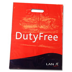 2024 logotipo personalizado impreso troquelado PET bolsas de compras accesorios cosméticos personalizados embalaje caliente Vietnam para uso en supermercados - Product Image 5