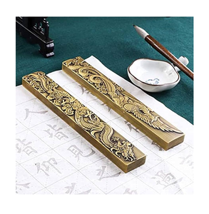 Newly crafts For School Office Brass Paper Weight Handmade Creative Rectangular Block brass paper Weight For <b>Table</b> Use - Product Image 1