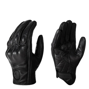 Guantes de Motocicleta de Cuero para Ciclismo Todoterreno, Guantes Deportivos de Carreras, Guantes de Moto Personalizados de Alta Calidad - Product Image 3