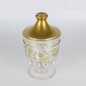 กล่องเก็บของอะคริลิกสีทองสไตล์วินเทจที่เป็นมิตรต่อสิ่งแวดล้อมพร้อมฝาปิดแบบสุญญากาศความจุ1-2L - Product Image 4