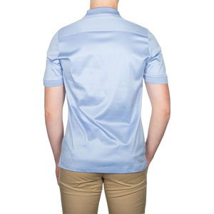 Camiseta Polo 100% Transpirable para Hombre, Impresión de Logotipo Personalizado, Camiseta de Golf Sublimada, Camiseta Polo de Algodón, Camisetas de Moda para Hombre OEM - Product Image 3