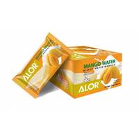 ALOR HALAL Barre de gaufrettes croustillantes au sucre et à la mangue, biscuits sucrés aux fruits lyophilisés, faibles en glucides, sans gluten, Malaisie, en sachet et en emballage en sac