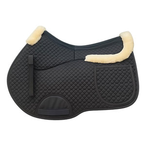 Durable Trail Ready Horse Saddle <b>Pads</b> with Fleece and Neoprene Lightweight <b>Cushioned</b> Support - Product Image 4