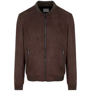 Vente en gros Hiver Hommes Unisexe Fermeture à glissière 100% Polyester Logo personnalisé Coupe-vent Chaud Mode Bomber Veste Plus Size Casual - Product Image 2