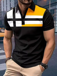 Camisetas Polo Clásicas para Hombre con Cuello Acanalado, Corte Elegante, Costuras Duraderas y Diseño Atemporal para Todas las Ocasiones - Product Image 2
