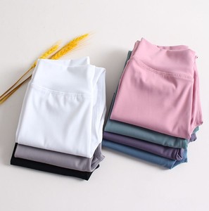 Leggings de sport pour enfant, doux, vintage, très extensibles, respirants, coupe ajustée, 100% coton, écologiques, séchage rapide, pour yoga et gym - Product Image 2