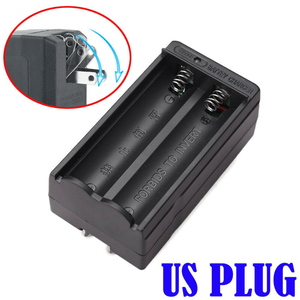 Set di 2 Batterie Ricaricabili Cilindriche agli Ioni di Litio 18650 da 3000mAh con Doppio Caricatore per Torce/Fari TK/TMEU Self - Product Image 4
