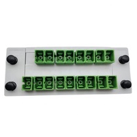 G657A1/G657A2 Fiber Type garansi panjang waktu konektor SC/APC Fiber Optic Plug-in Plc Splitter