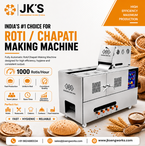 Machine à roti automatique, production de 1050 pièces/heure, machine à chapati industrielle, usage commercial, acier inoxydable de qualité alimentaire, taille réglable - Product Image 5