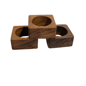 Ronds de serviette en bois modernes, haute durabilité, accessoires de table élégants pour restaurants, hôtels, vente en gros - Product Image 5