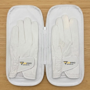 Gants de golf unisexes avec logo personnalisé, en cuir Cabretta, doux, respirants, pour l'extérieur, OEM pour le golf - Product Image 1