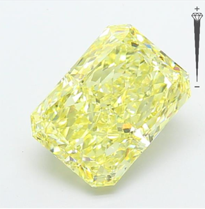 Diamante Cultivado en Laboratorio con Certificación IGI, Corte Radiante de 4.00 CT, Color Amarillo Intenso Fantasía, Claridad VS1, CVD LG 792671556, ROYAL GEMS PARA JOYERÍA - Product Image 1