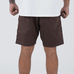 Shorts de bain décontractés pour hommes en lin/coton Oxford – Taille mi-haute, braguette zippée, écologiques, imperméables et séchage rapide - Product Image 4