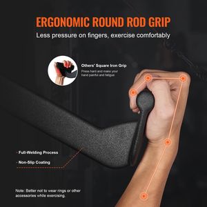 Accesorios para Máquina de Poleas LAT Pulldown, Barra T, Barra V, Juego de 5 Barras para Tríceps, Accesorios para Máquina de Ejercicios de Fuerza para Espalda - Product Image 3