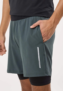 Shorts de sport double couche haut de gamme légers pour la course et l'entraînement – Fournisseur de gros de haute qualité - Product Image 3