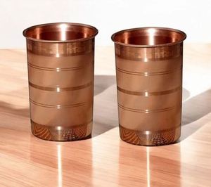 High quality copper drinking <b>glasses</b> stylish durable metal tumblers for <b>water</b> juice cocktail use kitchen dining bar drinkware - Product Image 5